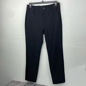 Marc New York Men's 4-Way Stretch Slim-Fit Commuter Pants, Black 32x32